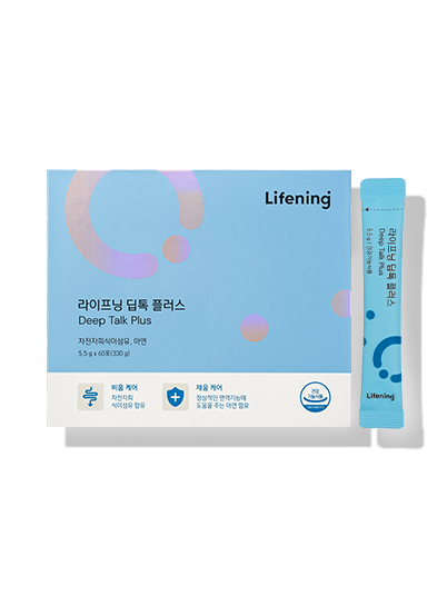 INCELLDERM Lifening Deep talk plus (330g) 5.5g x 60ea 인셀덤 라이프닝 딥톡플러스 (330g) 5.5g x 60포 (2개월분)