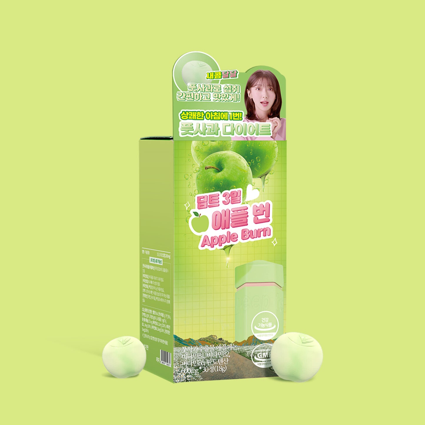 Deepte 3-Day Apple Burn 30 Tablets (15-day supply) 딥트3일 애플번 30정 (15일분)