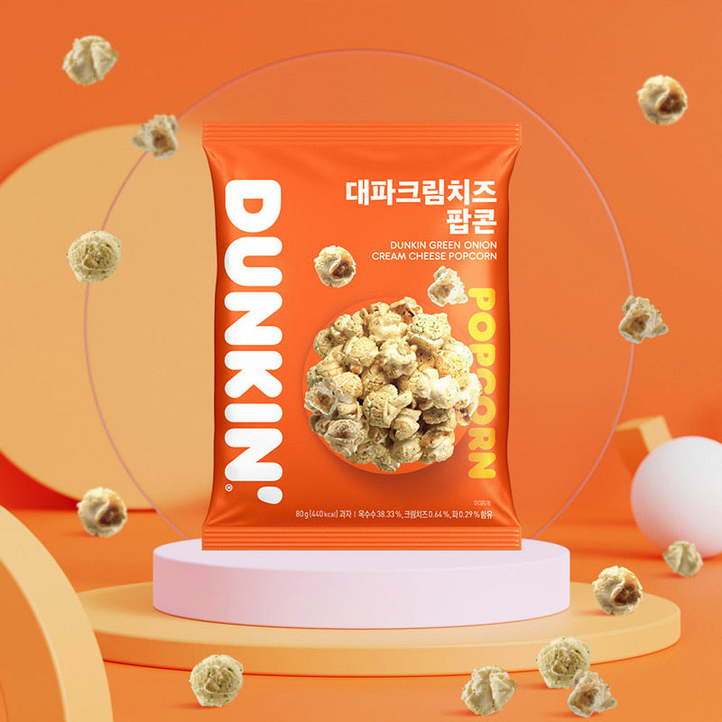 DUNKIN Green Onion Cream Cheese Popcorn 15g / 80g 던킨 대파크림치즈 팝콘 15g / 80g