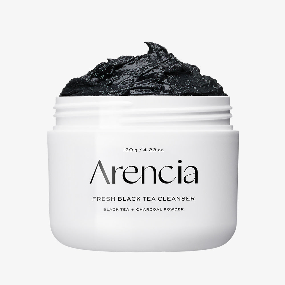 Arencia Black Tea & Yuzu Rice Mochi Cleanser 120g 아렌시아 블랙 떡솝 클렌저 프레시 블랙티 & 유즈 클렌저 120g