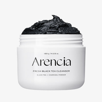 Arencia Black Tea & Yuzu Rice Mochi Cleanser 120g 아렌시아 블랙 떡솝 클렌저 프레시 블랙티 & 유즈 클렌저 120g
