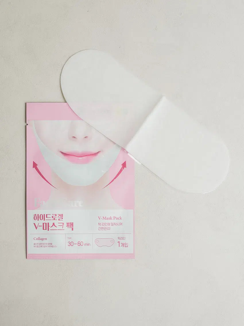 [PACK OF 3] Pack Mi-In Face Care Collagen Hydrogel V-Mask Pack 팩미인 하이드로겔 브이 마스크팩