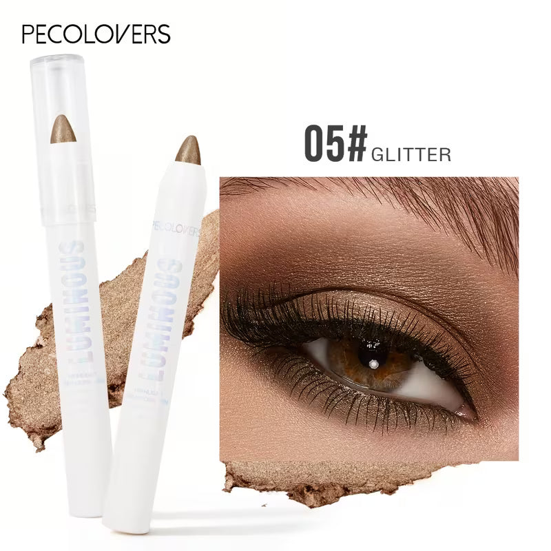 PECOLOVERS Highlight Silkworm Pen Aegyo Sal Eyeshadow 6 Colors 페코러버스 하이라이트 실크웜 펜 애교살 아이섀도우 펜 6색