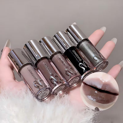 SHAQINUO Smoky Mirror Lip Glaze 5 Color 샤키누오 스모키 미러 립글레이즈 립글로스 5가지 색