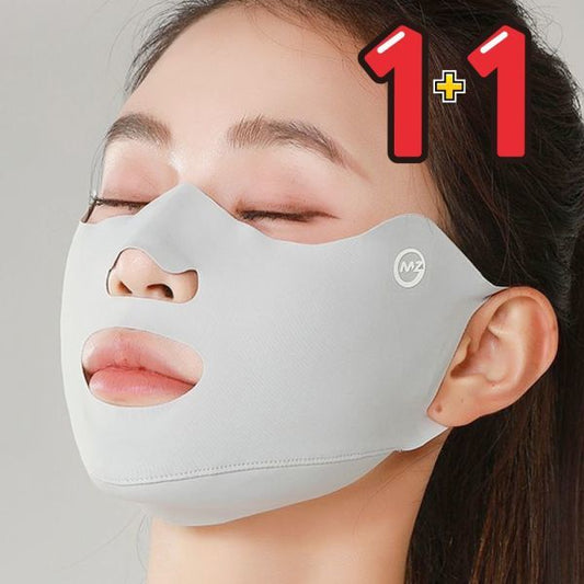 [1+1 SPECIAL DEAL] DYC Sports Breathable UV Protection Sun Cover Cooling Face Mask for Sports, Golf &amp; Outdoor Activities 딕스포츠 기미방지 숨쉬기편한 쿨 마스크 스포츠 골프 야외활동 페이스커버 얼굴햇빛가리개 자외선차단 마스크 쿨링 햇빛차단 얼굴 가리개 등산 골프 러닝 스포츠 마스크