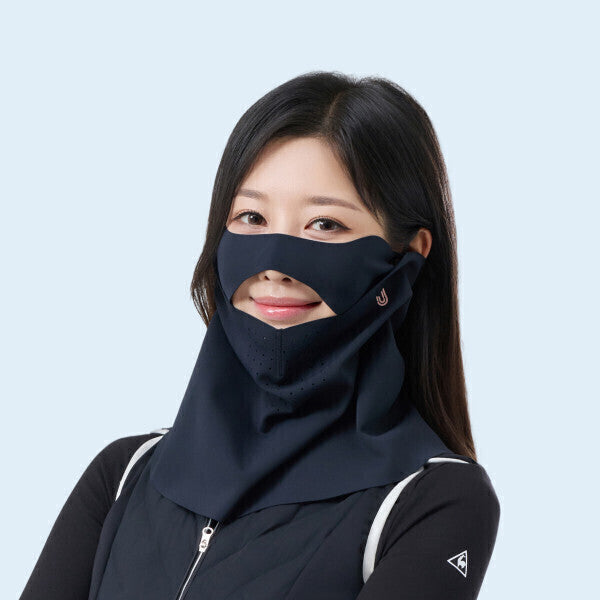 U2SPORTS ML11W Doublero Fleece-Lined Double-Layer UV Protection Sports Mask Face & Neck Cover UPF 50+ Ski Golf Face Cover 유투스포츠 ML11W 더블로 약기모 편안한 보온 마스크 UPF 50+ UV Blocking lightweight warmth breathable Face & Neck Cover 겨울 스키 골프 낚시 테니스 등산 사이클 귀 보온 김서림방지