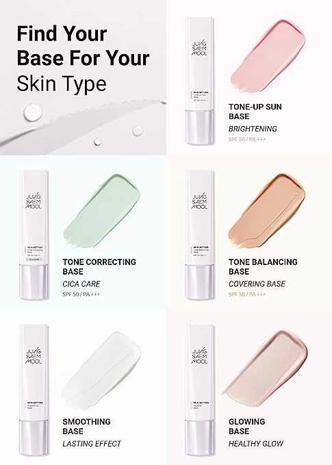 JUNG SAEM MOOL BEAUTY Skin Setting Tone up Sun Base 40ml SPF50+ PA+++  / 정샘물뷰티 스킨 세팅 톤업 선 베이스 40ml SPF 50+ PA+++