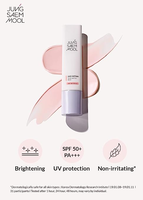 JUNG SAEM MOOL BEAUTY Skin Setting Tone up Sun Base 40ml SPF50+ PA+++  / 정샘물뷰티 스킨 세팅 톤업 선 베이스 40ml SPF 50+ PA+++