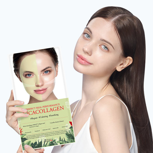 DERMAFIX Perfect Real Performance CICA Collagen Mask 8EA 더마픽스 퍼펙트 리얼 퍼포먼스 시카콜라겐 8매입