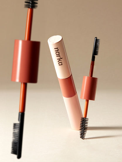 Narka Core Rebuild Hard Fix Hair Mascara Dual Type Perfect Fixing 6ml + Styling Edge 6ml 나르카 하드 픽스 헤어 마스카라 퍼펙트픽싱 6ml + 스타일링엣지 6ml