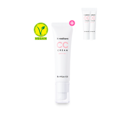 Banilla co It Radiant Vegan CC Cream SPF17 PA+ 바닐라코 잇 래디언트 비건 씨씨 크림 SPF17 PA+ 30ml + 10ml X 2개입