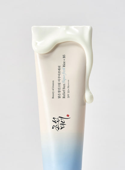 Beauty of Joseon Relief Sun: Aqua-fresh Rice + B5 SPF50+ PA+++ 50mL 조선미녀 맑은쌀 선크림 아쿠아 프레쉬 SPF50+ PA+++ 50mL