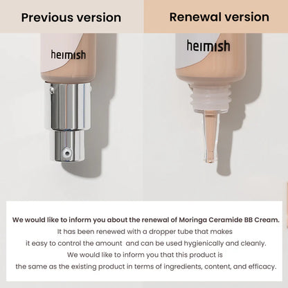 Heimish Moringa Ceramide BB Cream 30g / 1.05oz 헤이미쉬 모링가 세라마이드 BB 크림 30g / 1.05oz