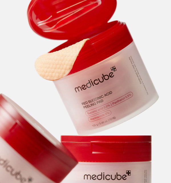 Medicube Red Succinic Acid Panthenol Pads 메디큐브 레드 석시닉 애씨드 패드 트러블개선