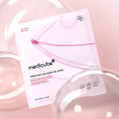 Medicube Salmon PDRN Pink Collagen Jelly Gel Mask 4EA 메디큐브 PDRN 핑크 콜라겐 겔 마스크 4매입