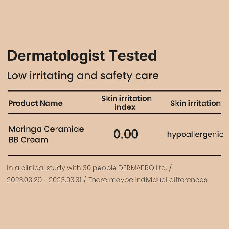 Heimish Moringa Ceramide BB Cream 30g / 1.05oz 헤이미쉬 모링가 세라마이드 BB 크림 30g / 1.05oz