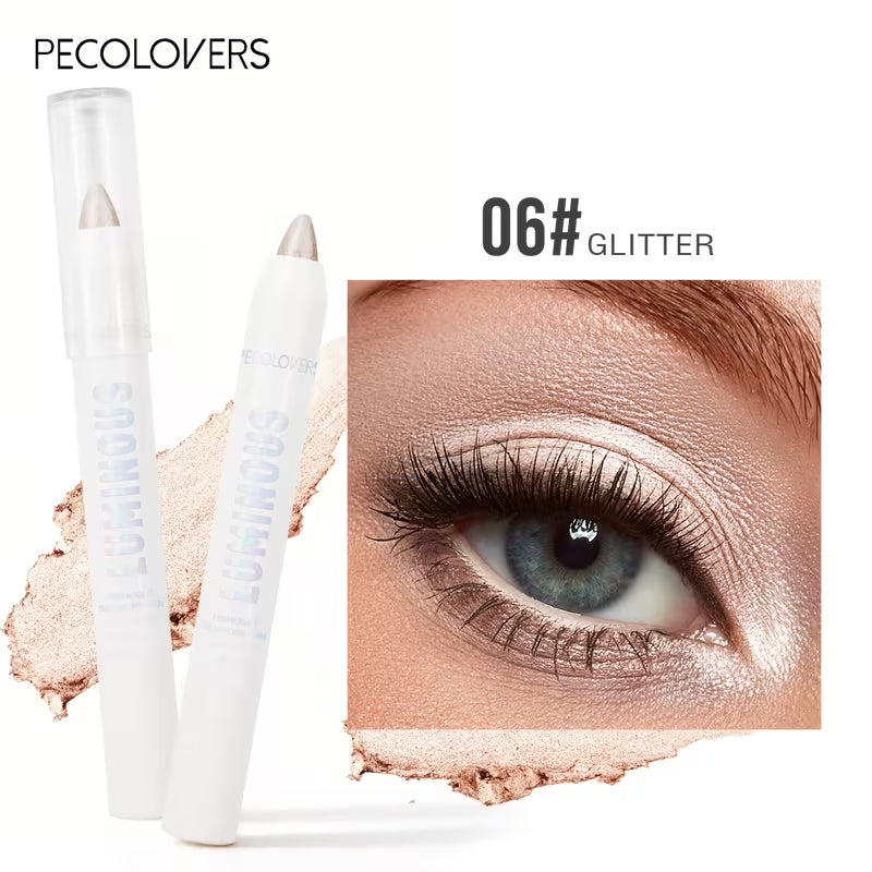 PECOLOVERS Highlight Silkworm Pen Aegyo Sal Eyeshadow 6 Colors 페코러버스 하이라이트 실크웜 펜 애교살 아이섀도우 펜 6색