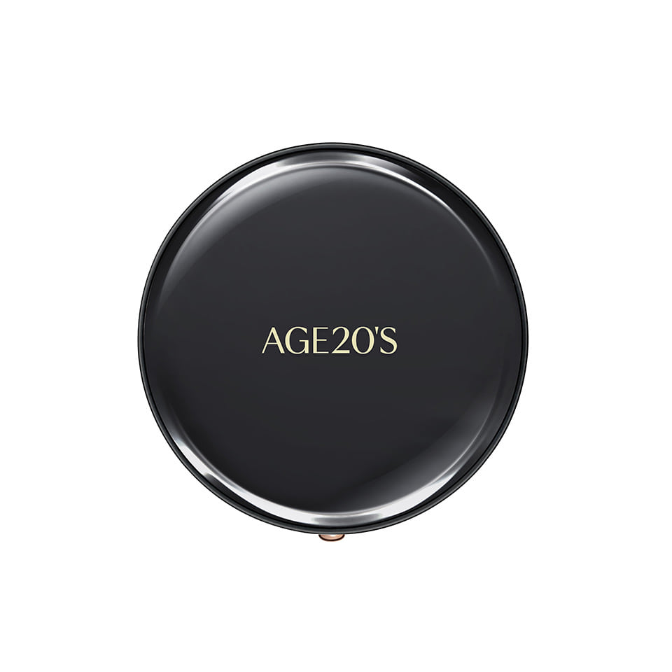Age20's Signature Essence Cover Pact Master Double Cover SPF50+ PA++++ Case + 2 Refills 에이지투웨니스 시그니처 에센스 커버 팩트 마스터 더블 커버 SPF50+ PA++++ 케이스 + 리필 2개입