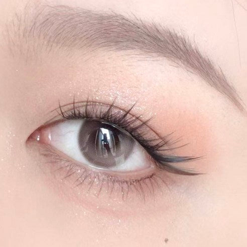AMILIM Natural No Glue Cluster Eyelashes Reusable Bulk 11mm Lightweight Fox-Eye Extension Effect 애미림 노글루 가닥손눈썹 11mm 여우디자인 여우속눈썹 속눈썹 대용량 재사용 가능