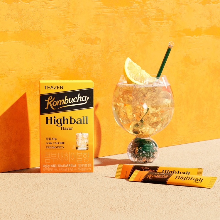 TEAZEN Kombucha Highball Flavor 5g X 60 Sticks 티젠 콤부차 하이볼향 5g X 60개입