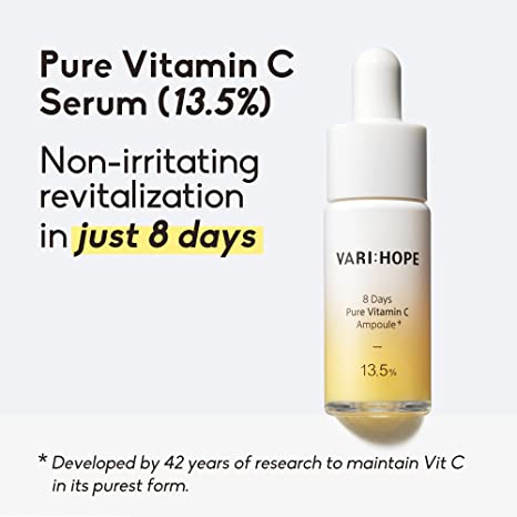 VARI:HOPE 8 Days Pure Vitamin C Ampoule Plus 15g 베리홉 8일미백앰플 15g