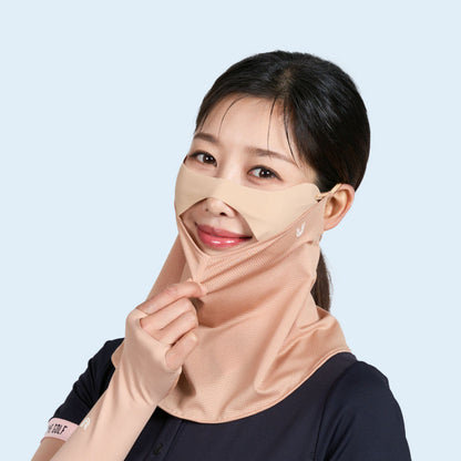 U2 SPORTS ML11 Double-Layer UV Protection Mask 유투스포츠 더블로 마스크 3가지 색 UPF 50+ UV Blocking Cooling Face & Neck Cover 골프 낚시 테니스 등산 사이클 자외선차단 UV차단 쿨링 얼굴 햇빛가리개