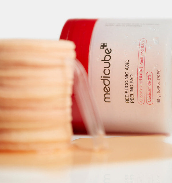 Medicube Red Succinic Acid Panthenol Pads 메디큐브 레드 석시닉 애씨드 패드 트러블개선