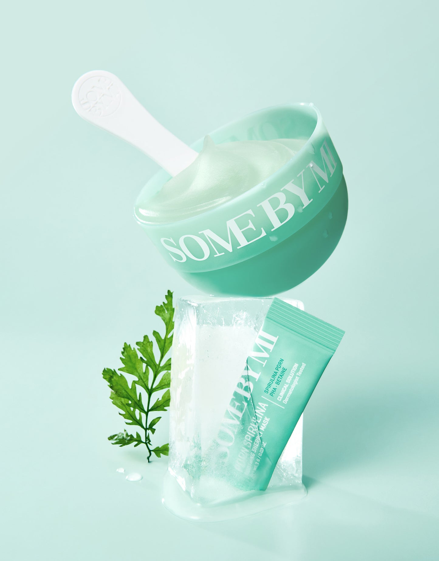 SOME BY MI PDRN Spirulina Soothing Sherbet Mask 1g X 10EA 썸 바이 미 PDRN 스피룰리나 수딩 셔벗 마스크 1g X 10개입
