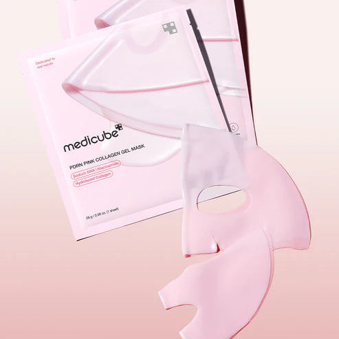 Medicube Salmon PDRN Pink Collagen Jelly Gel Mask 4EA 메디큐브 PDRN 핑크 콜라겐 겔 마스크 4매입
