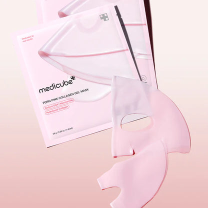 Medicube Salmon PDRN Pink Collagen Jelly Gel Mask 4EA 메디큐브 PDRN 핑크 콜라겐 겔 마스크 4매입