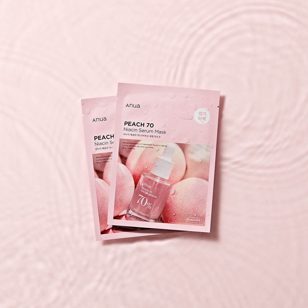 Anua PEACH 70 NIACIN SERUM MASK 아누아 복숭아 70 나이아신 세럼 마스크