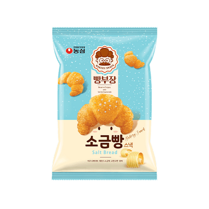 [PACK OF 3] NONGSHIM SALT BREAD BAKERY SNACK 55g 농심 빵부장 소금빵 스낵 55g