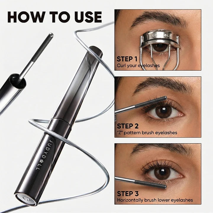 Judydoll Curling Iron Mascara 3g 주디돌 볼륨 컬링 메탈 마스카라 3g 워터프루프 블랙