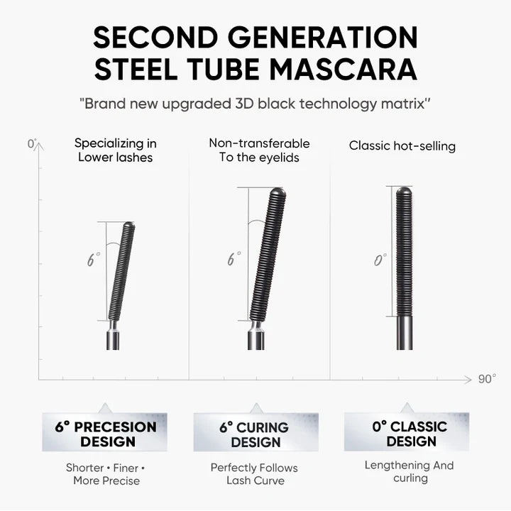 Judydoll Curling Iron Mascara 3g 주디돌 볼륨 컬링 메탈 마스카라 3g 워터프루프 블랙