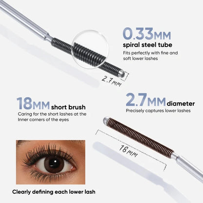 Judydoll Curling Iron Mascara 3g 주디돌 볼륨 컬링 메탈 마스카라 3g 워터프루프 블랙