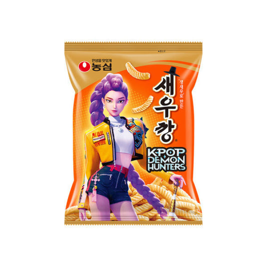 [PACK OF 3] Nongshim X K-POP DEMON HUNTERS Shrimp Crackers 90g 농심 X 케이팝 데몬 헌터즈 새우깡 90g