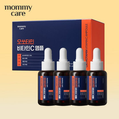 EXCLUSIVE DEAL🔥🔥 [PACK OF 4] Mommy Care Orthotamin Vitamin C Ampoule 15ml 마미케어 오쏘타민 비타민C 앰플 15ml 프리미엄 비타민C 고함량 기미 미백 토닝 앰플