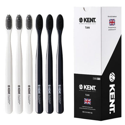 NEWEST** KENT Tan Ultra-Fine Bristle Toothbrush 6EA 켄트 탄 초극세모 칫솔 6개입