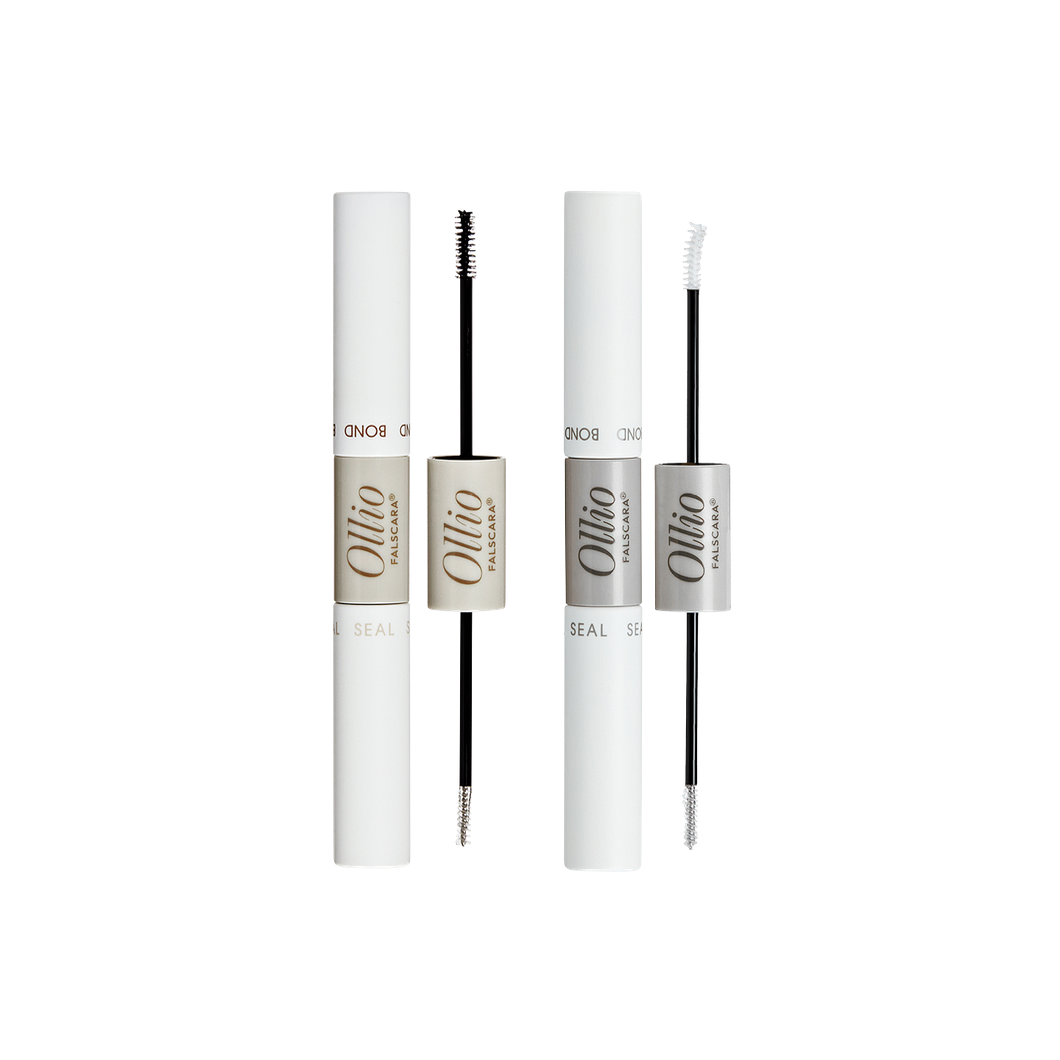 Ollio FALSCARA® Bond & Seal Mascara Adhesive Dual Tip Clear / Black 올리오 펄스카라 본드앤실 듀얼팁 속눈썹 본드 마스카라 클리어 / 블랙