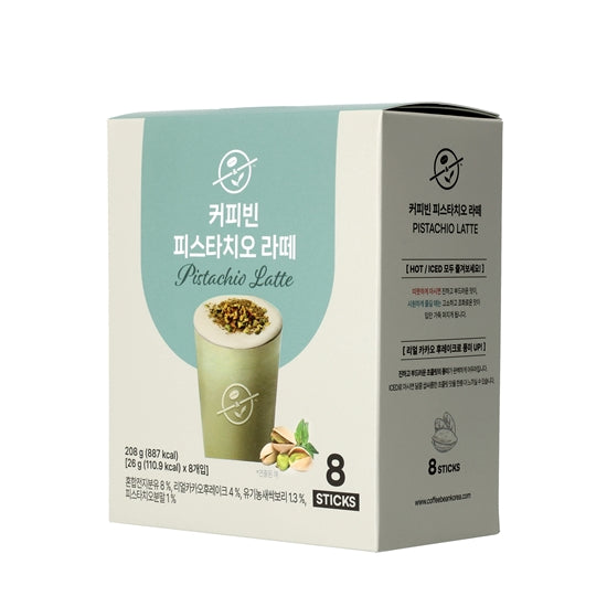 Coffee Bean Pistachio Latte 26g x 8 Sticks 커피빈 피스타치오 라떼 26g x 8T