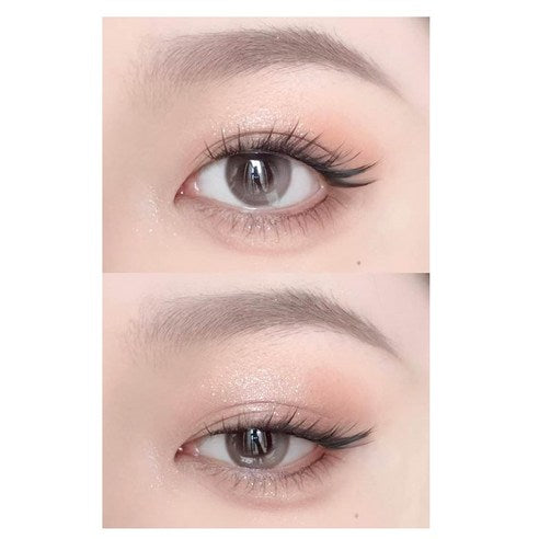 AMILIM Natural No Glue Cluster Eyelashes Reusable Bulk 11mm Lightweight Fox-Eye Extension Effect 애미림 노글루 가닥손눈썹 11mm 여우디자인 여우속눈썹 속눈썹 대용량 재사용 가능
