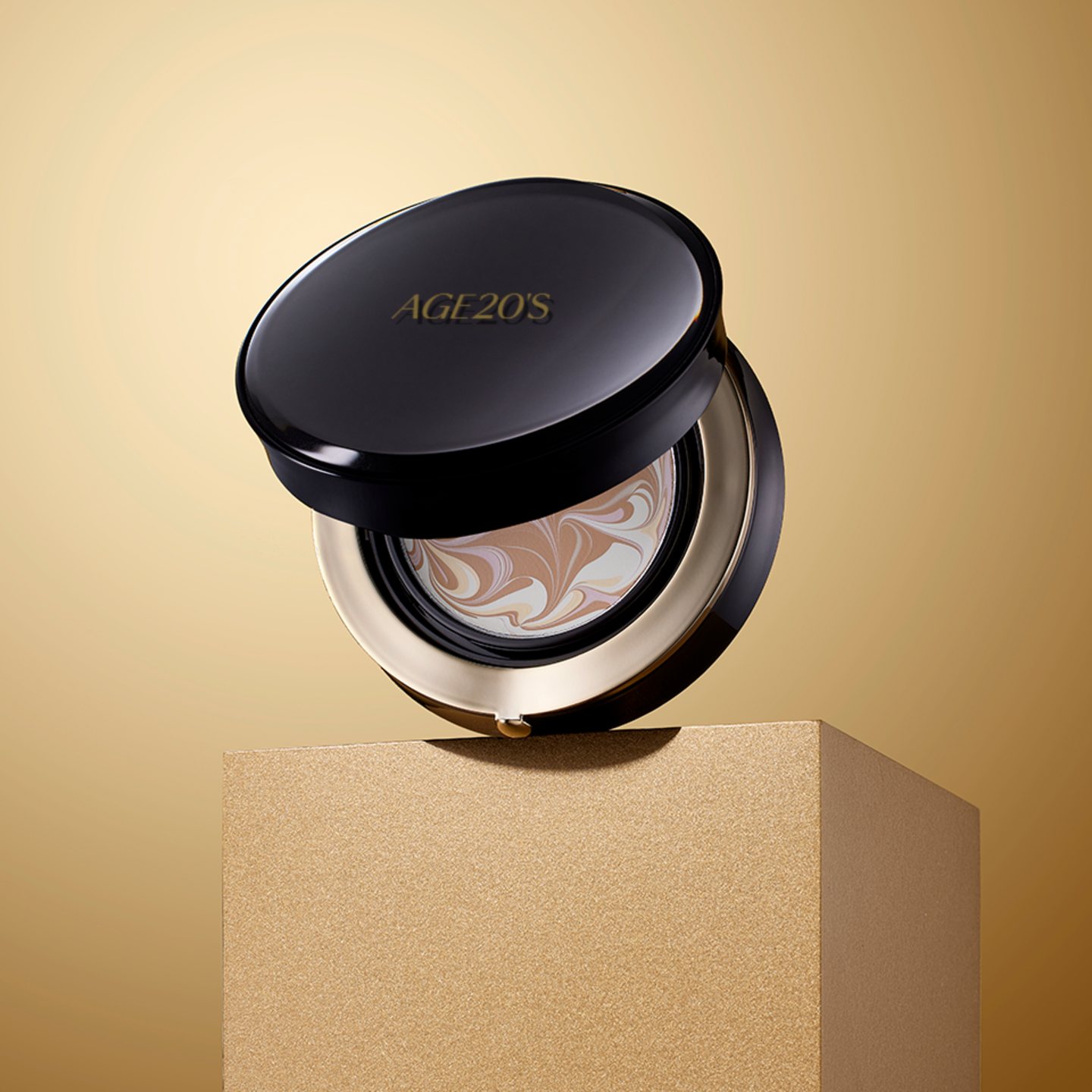 Age20's Signature Essence Cover Pact Master Double Cover SPF50+ PA++++ Case + 2 Refills 에이지투웨니스 시그니처 에센스 커버 팩트 마스터 더블 커버 SPF50+ PA++++ 케이스 + 리필 2개입