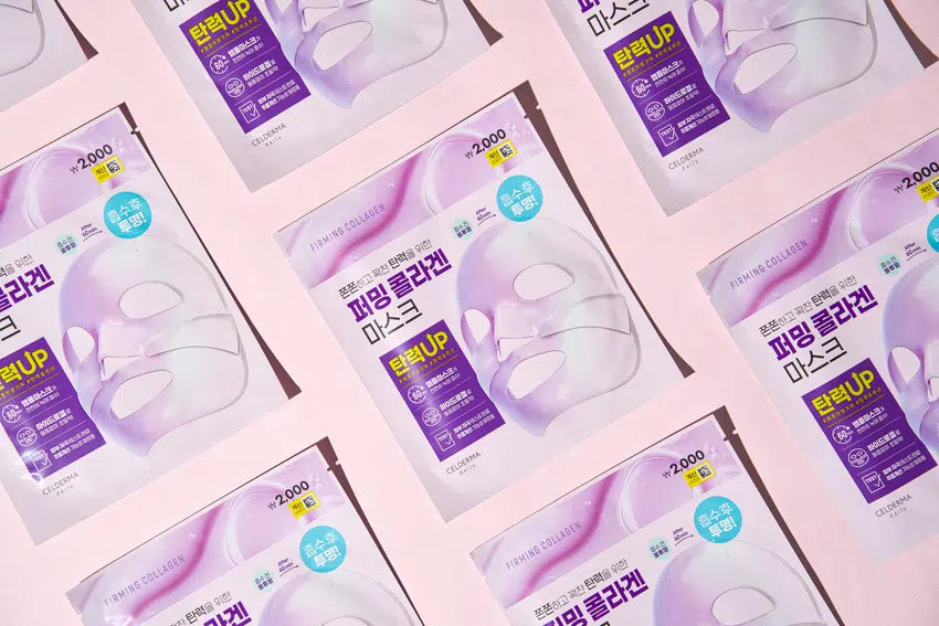 [PACK OF 3] CELDERMA Daily Transforming Firming Collagen Mask 셀더마데일리 트랜스포밍 퍼밍 콜라겐 마스크