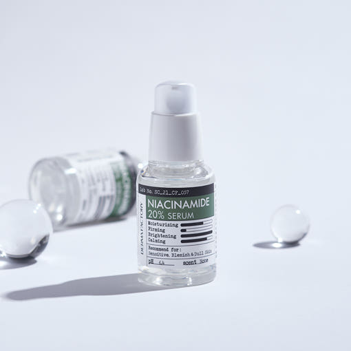 DERMA FACTORY Niacinamide 20% Serum 30ml [비건인증] 더마팩토리 나이아신아마이드 20%(200,000ppm) 세럼 30ml 모공세럼 브라이트닝 모공탄력 모공쫀쫀 결케어 맑은피부케어 비타민B3 비타민세럼