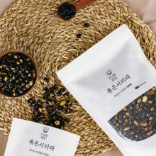 Morning Farm Roasted Black Soybean Snack 500g 모닝팜 국산 볶은서리태 500g 볶음 속청 검정콩 검은콩 뻥튀기