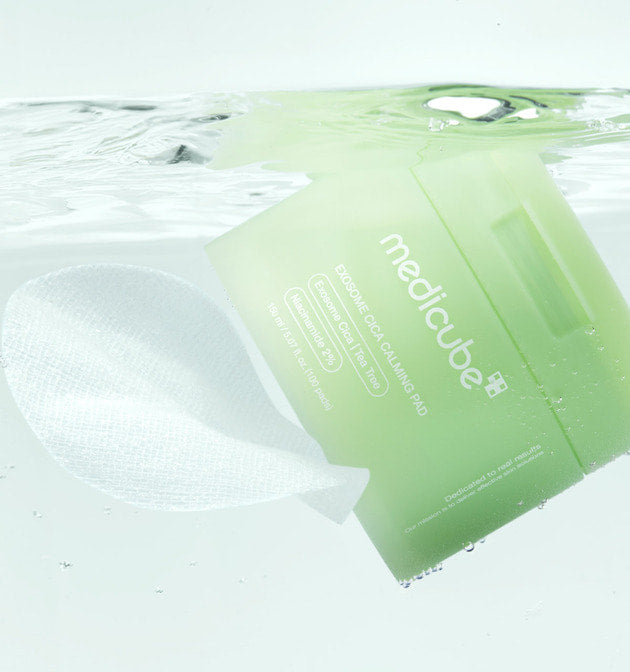 Medicube Exosome Cica  Calming Toner Pad 100Pads Low-Irritating Daily Texture Care 메디큐브 엑소좀 시카 요철 진정패드 100패드