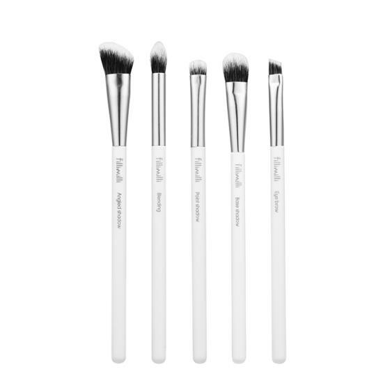 Fillimilli eye make up brush set (5 brushes + mirror case) 필리밀리 아이 메이크업 브러시 세트 (5종 + 거울케이스)