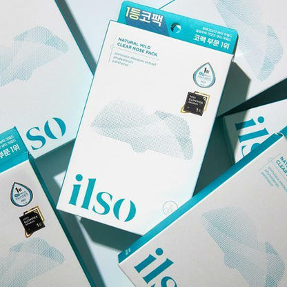 ILSO Natural Mild Clear Nose Pack 5ea 일소 네추럴 마일드 클리어 노우즈 팩 5매입