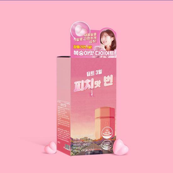 Deepte 3-Day Peach Burn 30 Tablets (30-day supply) 딥트3일 피치번 30정 (30일분)