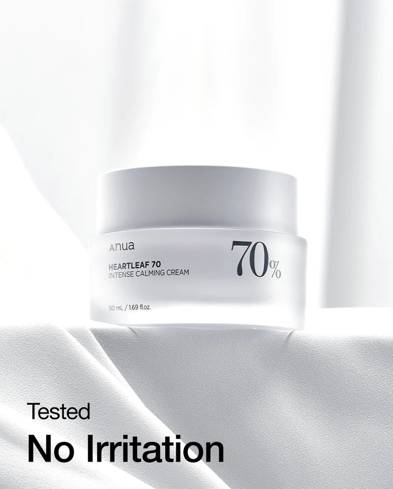 ANUA Heartleaf 70% Intense Calming Cream 50mL 아누아 어성초 70 인텐스 카밍 크림 50mL